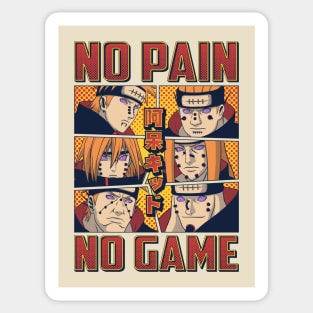 No Pain No Game Sticker